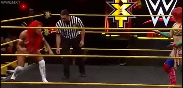  Eva Marie vs Asuka NXT.
